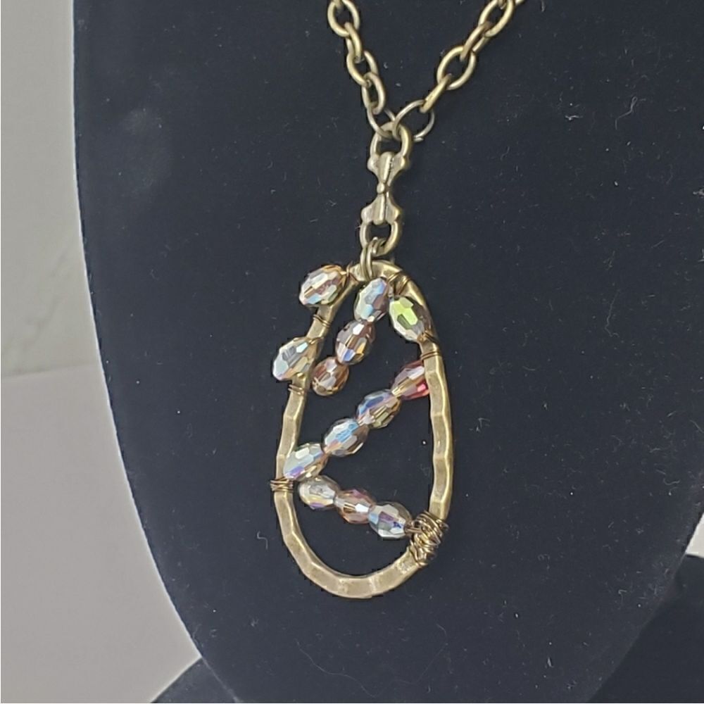 ARTISAN HANDMADE Bronze Beaded Necklace